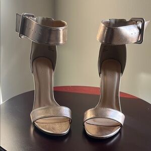 🌹Charlotte Russe Rose Gold Ankle Strap Heels